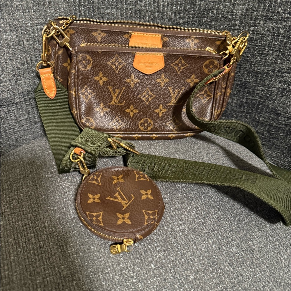 Louis Vuitton Brown Monogram Pouch